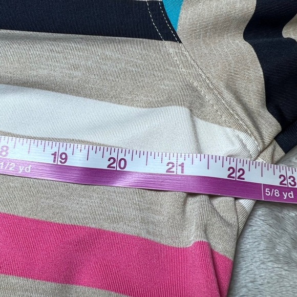 Callaway Golf Polo Shirt Mens Large Striped Breathable Activewear Performance - Picture 10 of 12